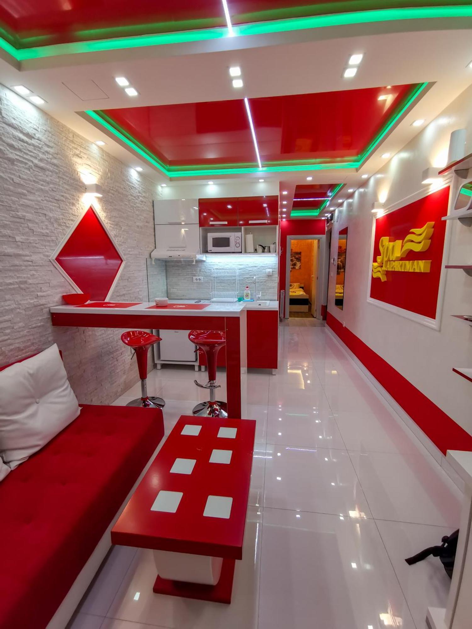 شقة Spa Apartman Red Passion بلغراد المظهر الخارجي الصورة